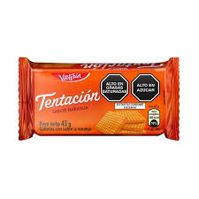 Galleta tentacion naranja 45g